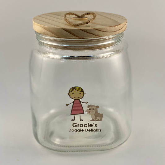 Gracie's Doggie Delights Treat Jar